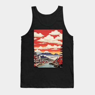 Yamaguchi Japan Travel Vintage Poster Tourism Tank Top